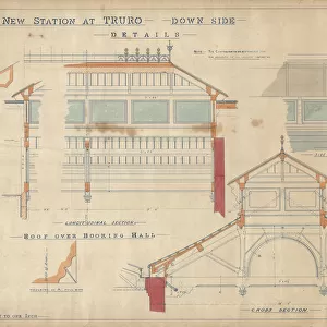 G. W. R New Station at Truro - Down Side Details [1897]
