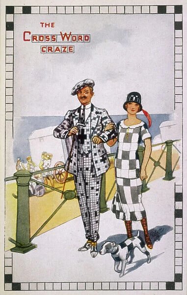 The Crossword Craze  /  1920