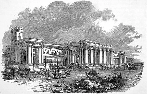 The Great Central Railway Station at Newcastle