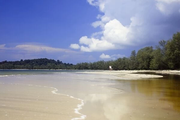 Beach in Ream National Park, Sihanoukville, Cambodia, Indochina, Southeast Asia, Asia