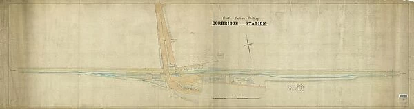 004550LNE. Corbridge Station, 004550LNE