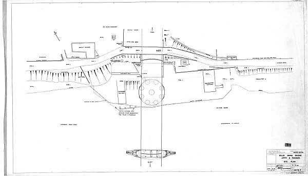 B. R. Selby Swing Bridge Jetty and Fenders Site Plan [Jul 1964]
