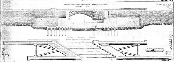 Bridge over Grand Junction Canal at Seabrook (Bridge 118) Abutments [c1885)