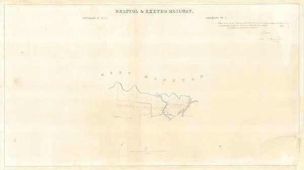 Bristol and Exeter Railway - River Tone Bridge Plan [c1841]