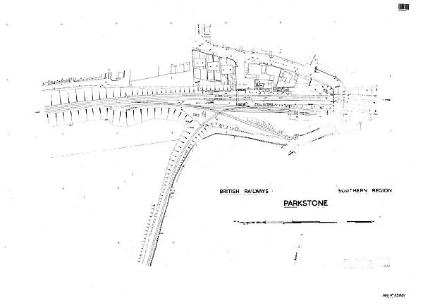 British Railways Souther Region - Parkstone Track Layout [N. D. ]