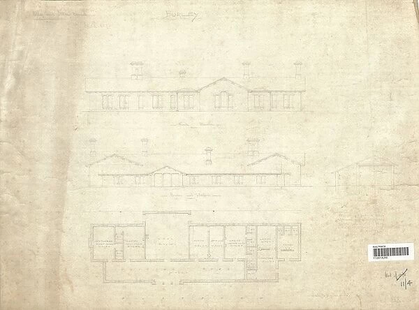 Burley Station Elevation and Plan [ND]