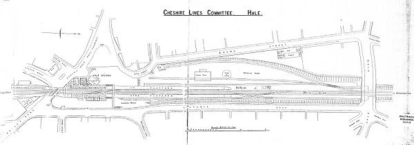 Cheshire Lines Committee - Hale Station General Layout [N. D. ]