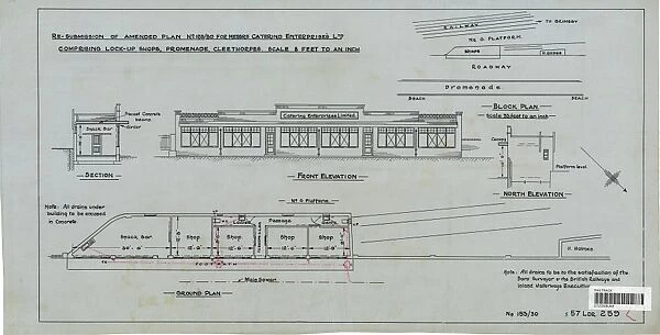 Cleethorpes Station - Re-submission of Ameneded Plan no153  /  50 for Messrs Catering Enterprises Ltd [N. D]