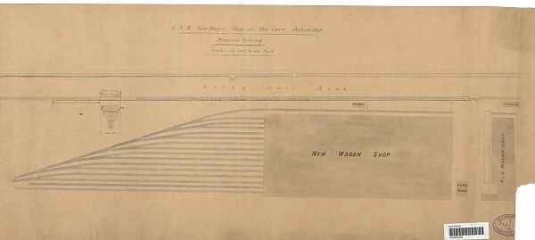 G. N. R New Wagon Shop on the Carr, Doncaster - Proposed Fencing [N. D. ]