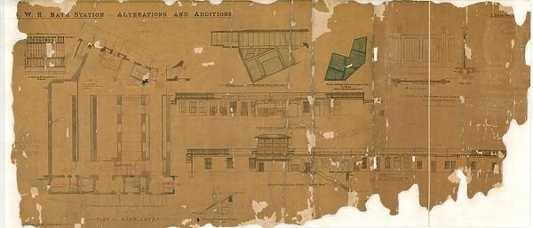 G. W. R Bath Station - Alterations and additions [1895]