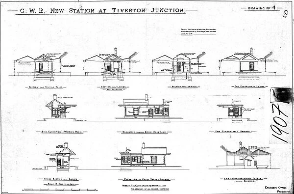 G. W. R New Station at Tiverton Junction [N. D]
