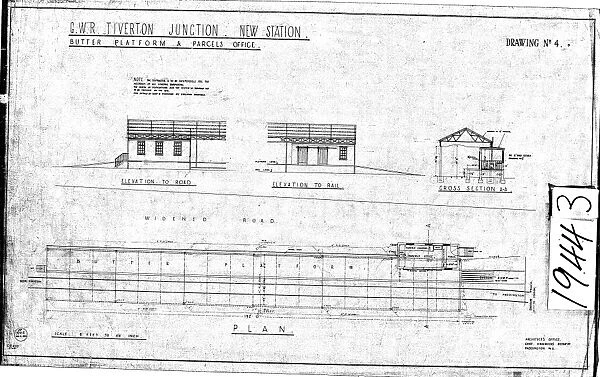 G. W. R Tiverton Junction New Station [N. D]