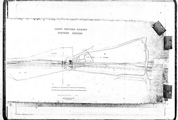 Great Western Railway - Corsham Station. Survey [1847]
