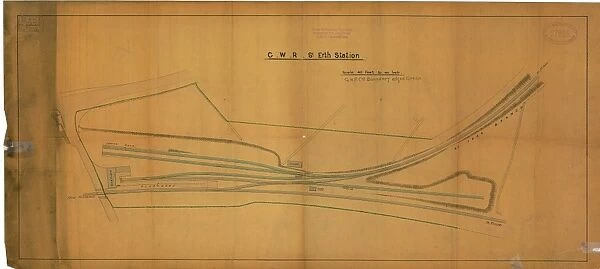 GWR St. Erth Station - station survey [1882]