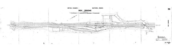 High Brooms Station Track Layout [1963]