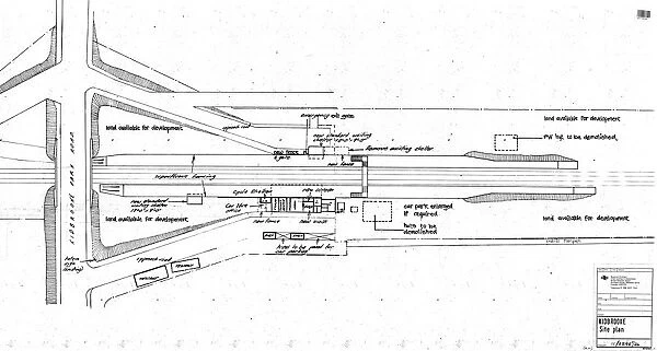 Kidbrooke Station Site Plan [1975]
