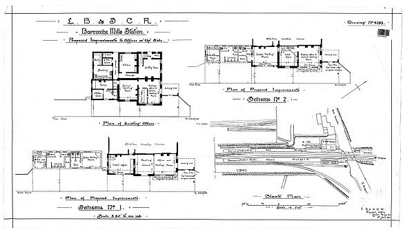 L. B&S. C. R Barcombe Mills Station Proposed Improvements [1900]