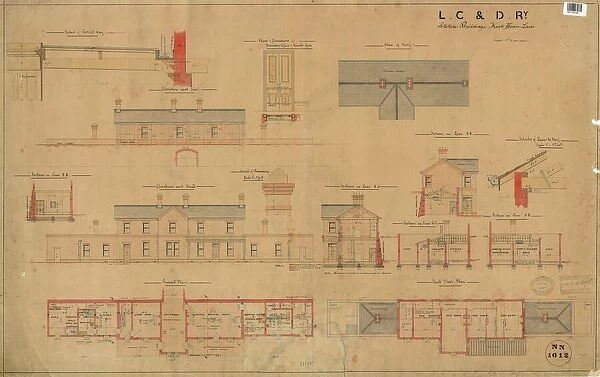 L. C. & D. Railway - Station Buildings Kent House Lane [c1884]
