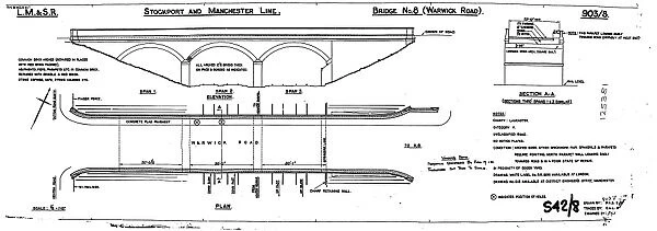 L. M & S. R Stockport and Manchester Line - Bridge no. 8 (Warwick Road) [N. D]