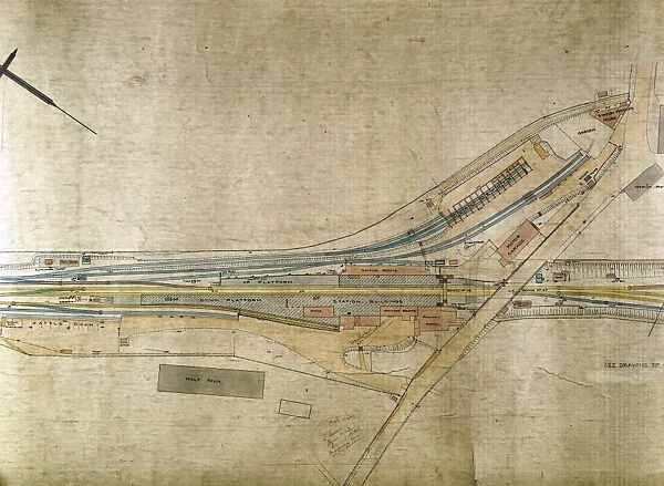 Layout of Thirsk Station [1934]