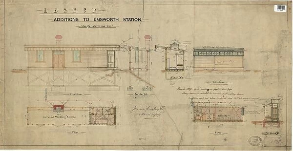 LB & SCR Additions to Emsworth Station [1891]
