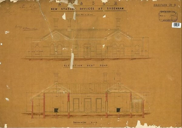LB&SCR New Station Offices at Sydenham [1875]