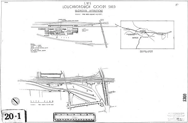 LMS Loughborough Goods Shed - Proposed Alterations [1935]