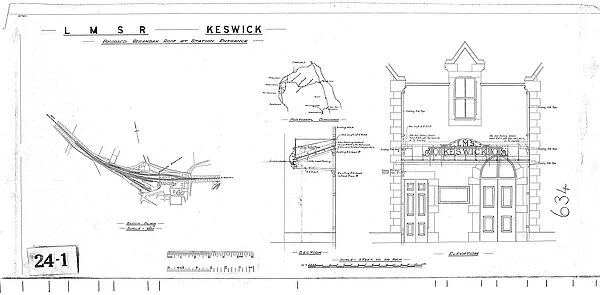 LMSR Keswick - Proposed Verandah Roof at Station Entrance [N. D]