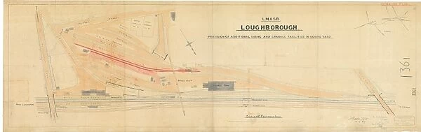 LM&SR Loughborough - Provision of Additional Sidings and Cranage Facilities in Goods Yard [1927]