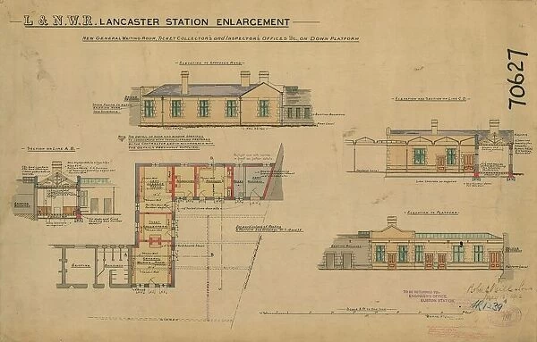 L&N. W. R Lancaster Station Enlargement [1902]