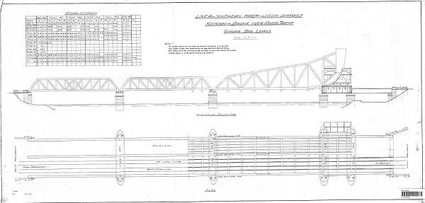 LNER Southern Area - Leeds District - Keadby Bridge over River Trent [1918]