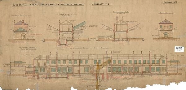 L&NWR Crewe Enlargement of Passenger Station [1904]