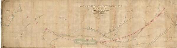 L&NWR Runcorn Line - Enlarged Plan at Runcorn - Drawing No. 14A [1862]