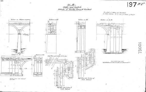 M. R. Settle and Carlisle - Details of Crosby Garrett Viaduct [N. D]
