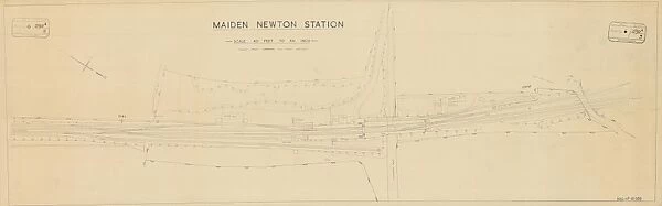 4514. Maiden Newton Station, 4514