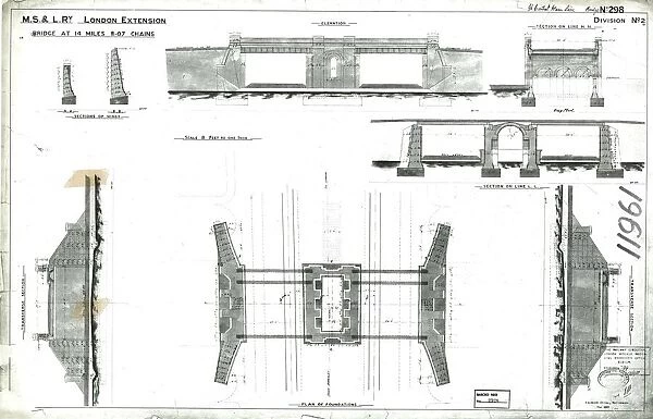 M.s & L. R London Extension - Bridge at 14m 8. 07ch [1895]