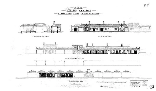 N. E. R Alnmouth [Bilton] Station - Additions and Alterations [1886]