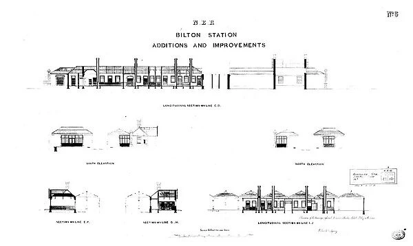 N. E. R Bilton [Alnmouth] Station - Additions and Alterations of Station [1886]