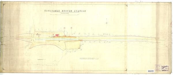 Plan of Constable Burton Station [ND]