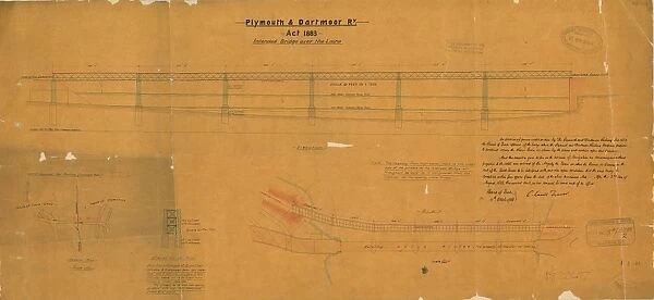 Plymouth & Dartmoor Railway Laira Bridge Act 1883 Intended Bridge over Laira [1886]