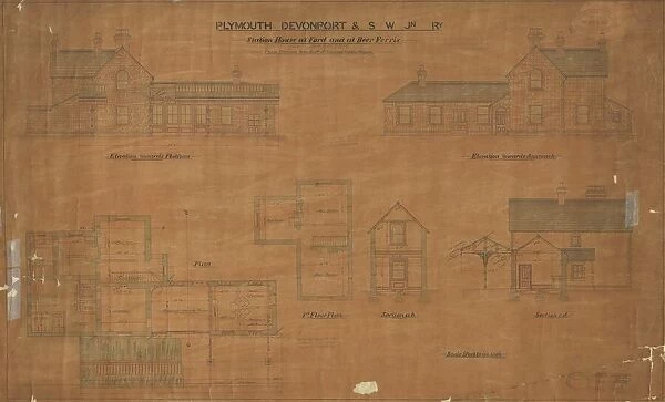 Plymouth Devonport and S. W. Jn. Railway - Station House [1878]