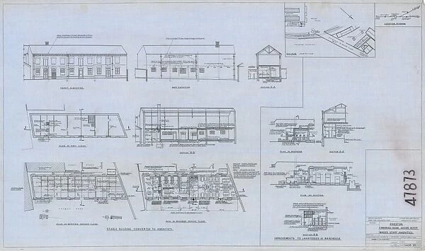 Preston - Christian Road Goods Depot - wages staff amenities (1958)
