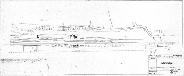 The Railway Executive - Axbridge survey drawing [1948-1953]