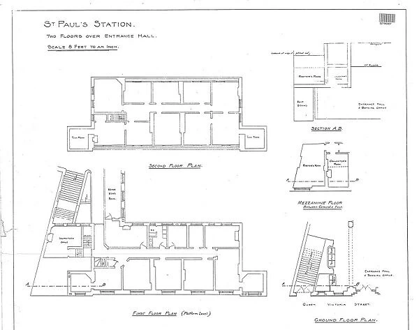 S Pauls Station - Two Floors Over Entrance Hall [N. D]