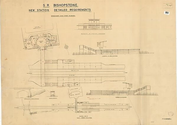 S. R. Bishopstone Station - New Station: Detailed Requirements [1938]