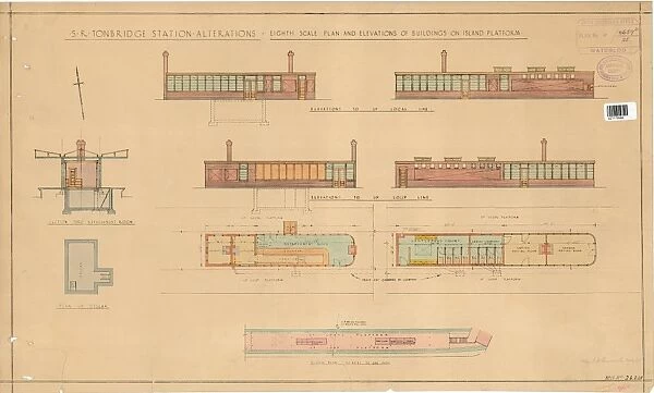 S. R Tonbridge Station Alterations - Islan Platform Buildings [1935]