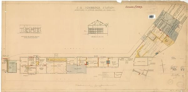 S. R. Tonbridge Station - Alterations to Station Buildings [1935]