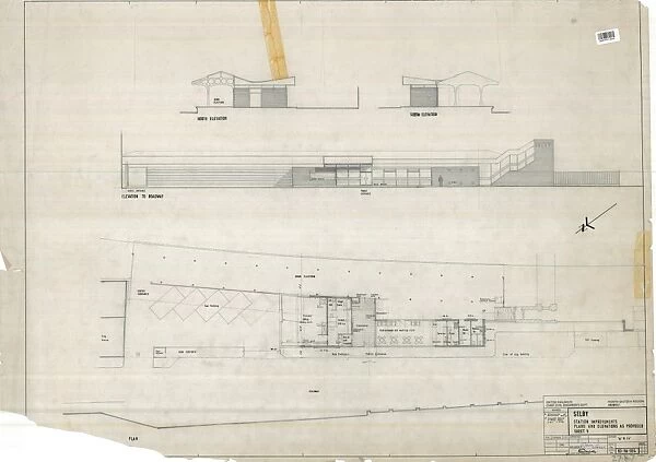 Selby Station Improvements - Plans and Elevations as proposed [c1963]