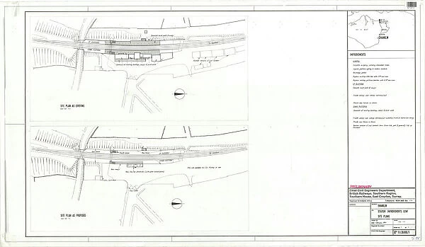 Shanklin Station Improvements I. O. W. Site Plans[ 1968]
