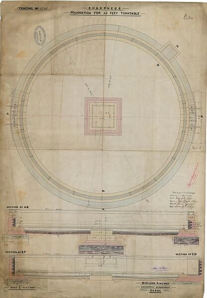 Sharpness Foundation for 46feet Turntable [1896]